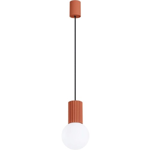 Sollux SL.1729 - visilica na sajli halo 1xG9/8W/230V prečnik 12 cm narandžasta Slike
