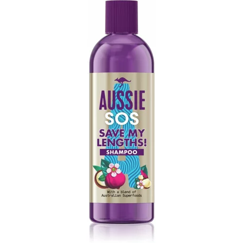 Aussie SOS Save My Lengths! regeneracijski šampon za šibke in poškodovane lase za ženske 290 ml