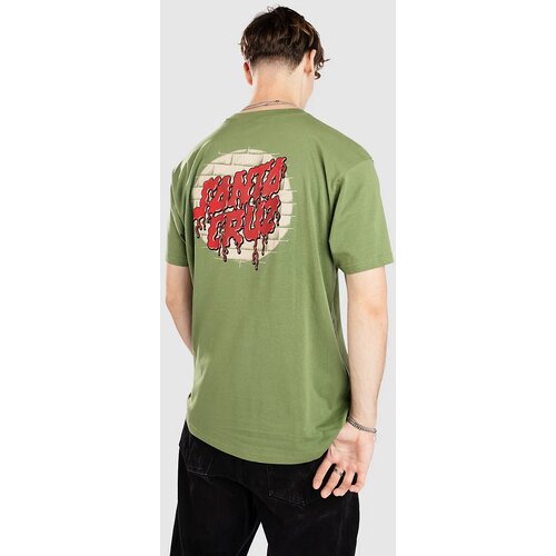 Santa Cruz Delfino Spotlight Dot T-shirt dill green Slike
