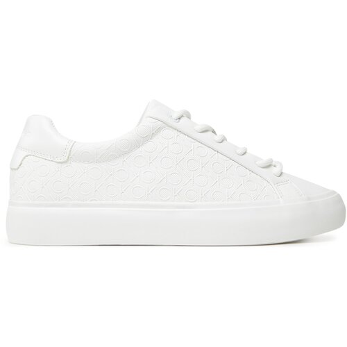 Calvin Klein Superge Vulc Lace Up Mono Pu HW0HW02573 Bela Slike