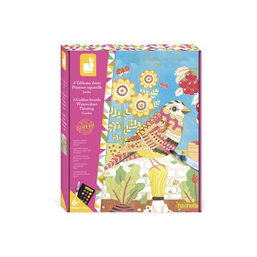 Janod Kreativni set Akvarelne slike Život u vrtu Cene