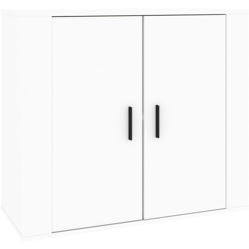 Maison Chic Komoda - Predalnik bela 80x33x70 cm inženirski les, (21716222) Slike