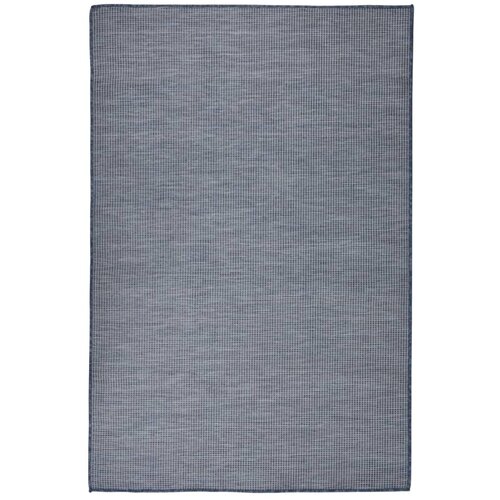Furnova Zunanja preproga plo&amp;scaron;čato tkanje 120x170 cm modra, (21930794) Slike