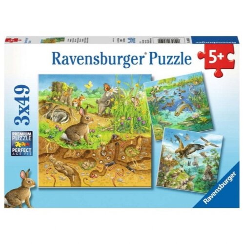 Ravensburger puzzle (slagalice) - Životinje u stanistima Slike