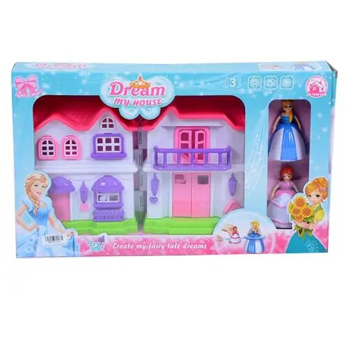 Magic Toys Igralna vila z lučmi in pohištvom Cene