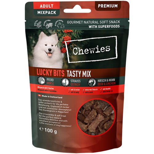 Chewies Lucky Bits Adult - Tasty Mix 100 g Cene
