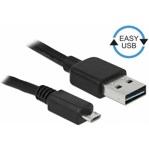 Delock Kabel USB A-B mikro EASY 1m obojestranski 83366 Slike