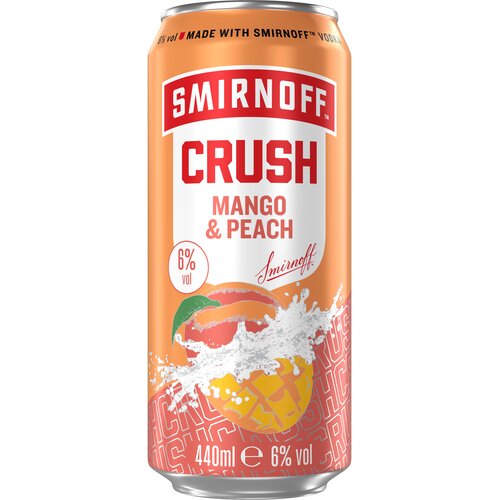 Smirnoff Cider Crush Mango&amp;amp;Peach, 0.44l Slike