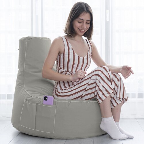 Atelier Del Sofa baštenski lazy bag Eva sport/ siva Cene