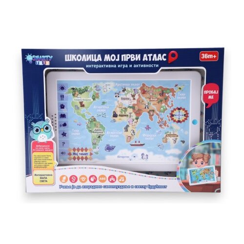  Tablet smarty &scaron;kolica - moj prvi atlas ( 35052 ) Cene