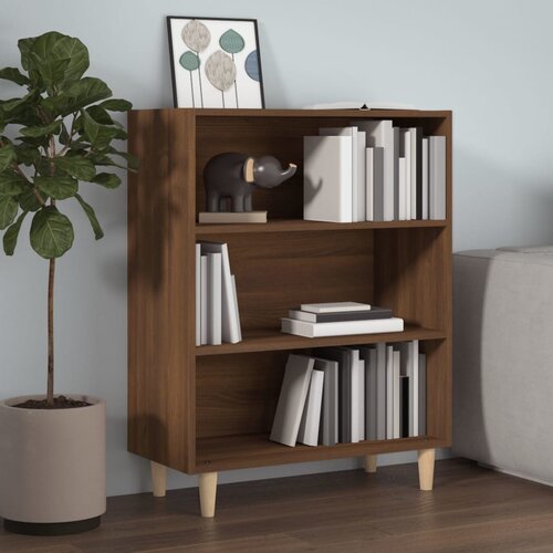 VidaXL komoda rjavi hrast 69,5x32,5x90 cm konstruiran les Slike