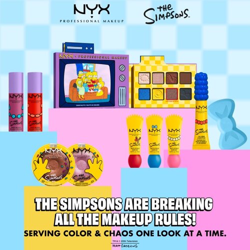 NYX Professional Makeup The Simpsons Smushy balzam za ustnice z mat učinkom odtenek Smarty Pink 8 ml Slike