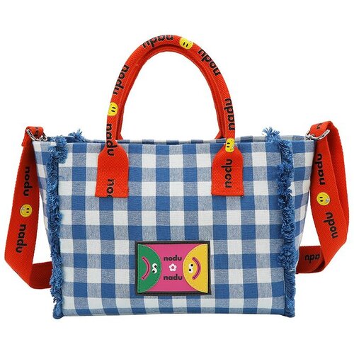 NoduNadu Ženska torba Olive plava 28x22x15 cm NN1178 Slike