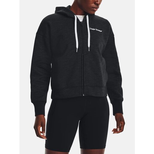 Under Armour Sweatshirt Essential Script FZ-BLK - Women Slike