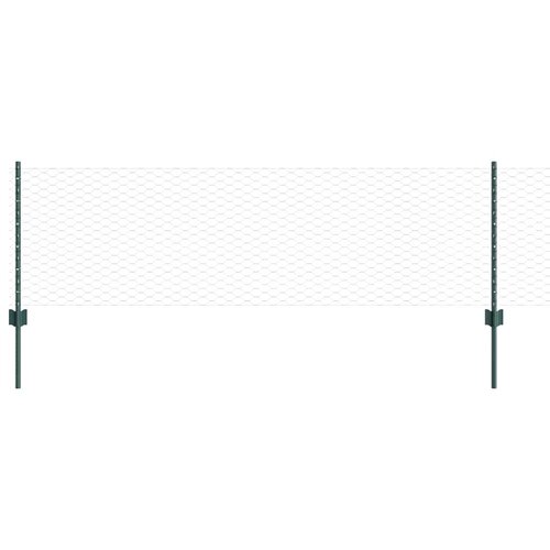  Heksagonalna ograda s stubom 10 x 0,6 m Čelik premazan PVC-om Slike