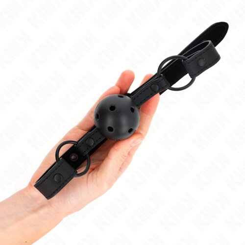 Kink Gag Neoprene Ball Black (4,5 Cm) Slike