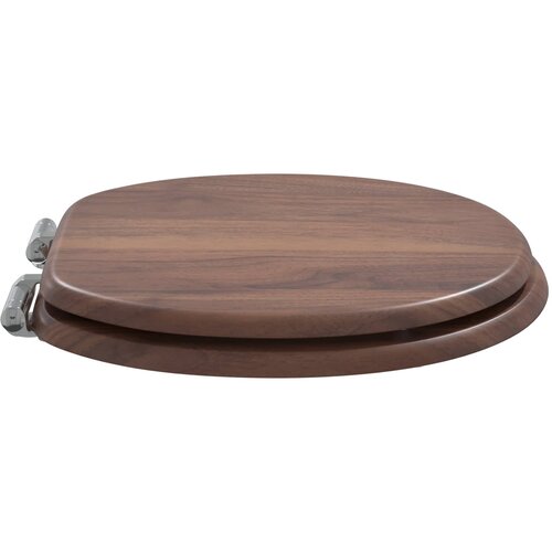  Toaletna sjedala s mekim zatvaranjem Smeđa 44 x 38 cm MDF ploča Slike