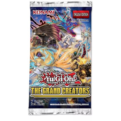 Konami yu-gi-oh! tcg: the grand creators - booster box (single pack) [1st edition] Cene