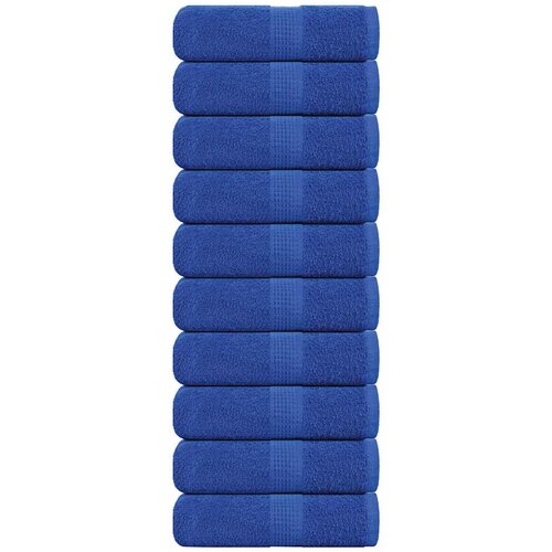 vidaXL Ručnici za goste FROGN 10 kom. Plavi 30x50 cm 360 g/m² - Plava 30 x 50 cm 10 Cene