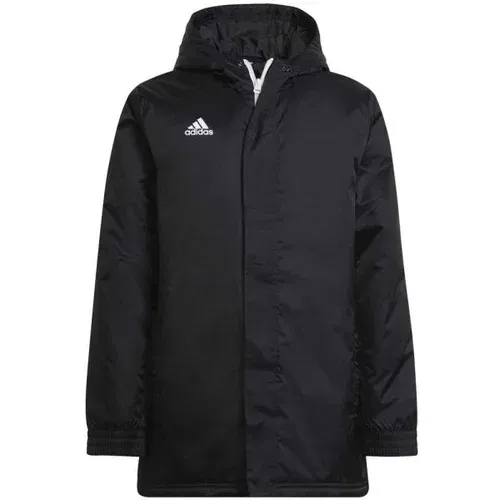 Adidas ENT22 STAD JKTY Juniorska nogometna jakna, crna, veličina