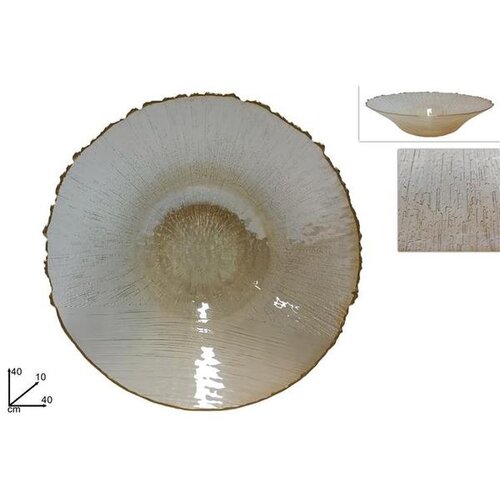 Zdjela 40 CM ZLATNA STAKLENA Cijene