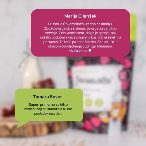 Malinca čokomalinček bio 400g Slike