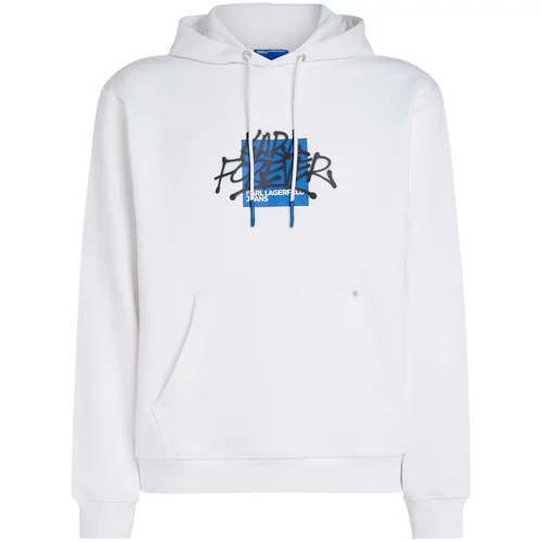 KARL LAGERFELD JEANS Sweater majica 'X Crapule2000' kraljevsko plava / crna / bijela