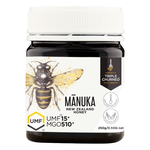 1839 Honey Manuka med, UMF 15+, 250g Slike