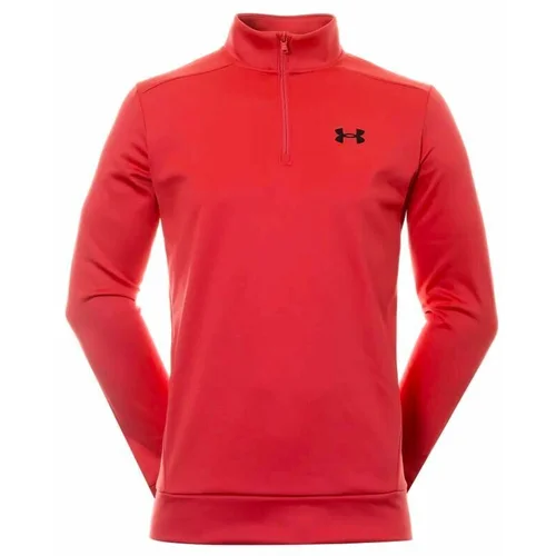 Under Armour Men's UA Armour Fleece 1/4 Zip-RED M Sweatshirt