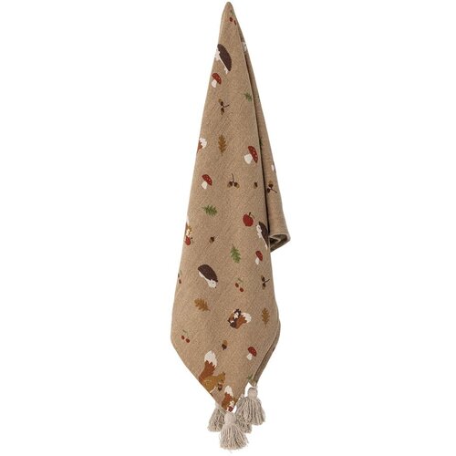 Bloomingville Mini Rjava otroška odeja 130x160 cm Fall – Cene