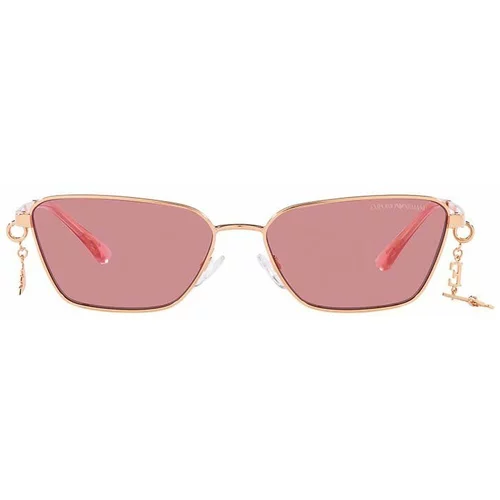 Emporio Armani Sunčane naočale za žene, boja: ružičasta