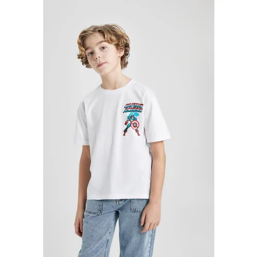 Defacto Boy's Marvel Comics Crew Neck Short Sleeve T-Shirt