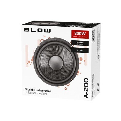 Blow A-200-Bas zvočnik 20 cm (8&amp;quot;) 300W 4 Ohm Slike