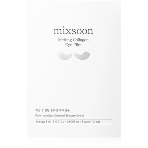 Mixsoon Melting Collagen Eye Film revitalizacijska maska iz platna za predel okoli oči 5x2 kos Slike