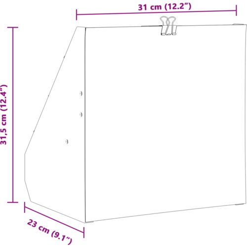 vidaXL Hvatač kuglica Crna 31 x 23 x 31.5 cm Čelik Cijene