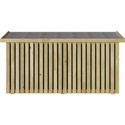 vidaXL kutija za pohranu 119x44x58.5 cm Obrađeni bor Cijene