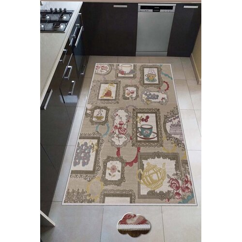 Conceptum Hypnose Tepih Hmnt538, Pravougaoni, 80 x 200 cm, Smeđi Cene