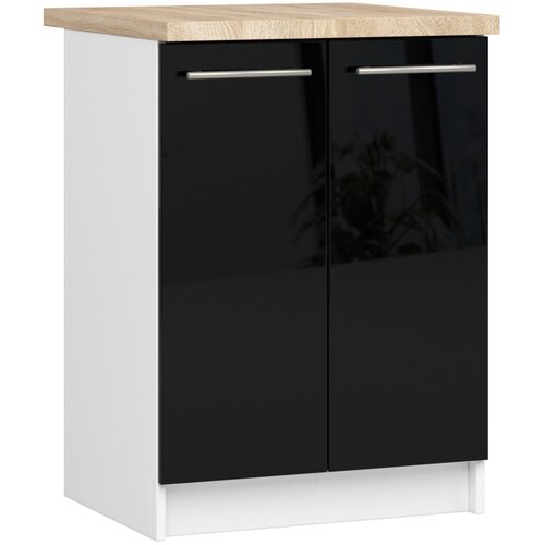 AKORD OLIWIA S60 2D Kabinet + BELA / ČRNA Sijajna Plošča, (21713623) Cene