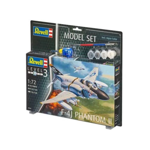 Revell maketa model set f-4j phantom ii ( RV63941/5008 ) Slike