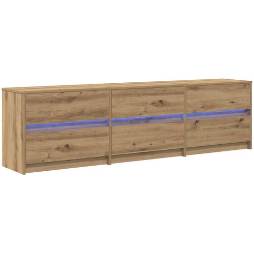  Jedinice Zidne 2 pcs Umjetnički hrast 180 x 34 x 50 cm Slike