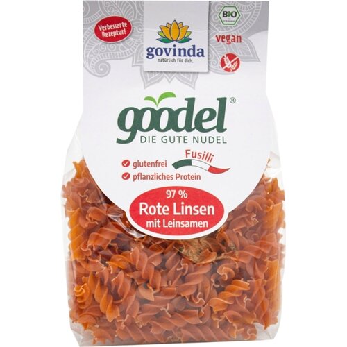  Goodel Fusilli crvena leća s lanom, bio - 250 g Cijene