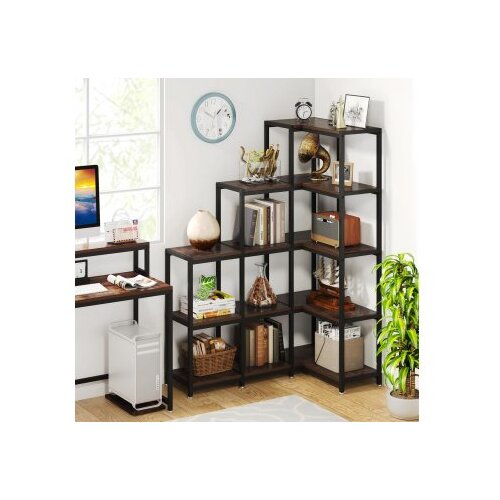 Hanah home polica twist brown Slike