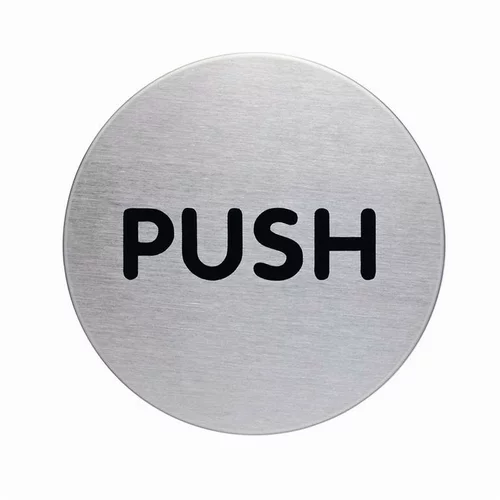 Durable Piktogram: Push - Φ 83 mm