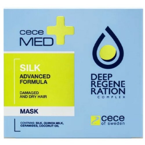 CECE MED maska za suvu i oštećenu kosu sa svilom silk damaged & dry hair silk 300ml Cene
