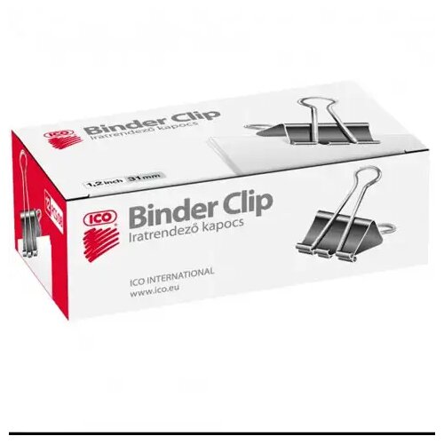 ICO ICO: Binder 12-delni komplet sponk 31mm Slike