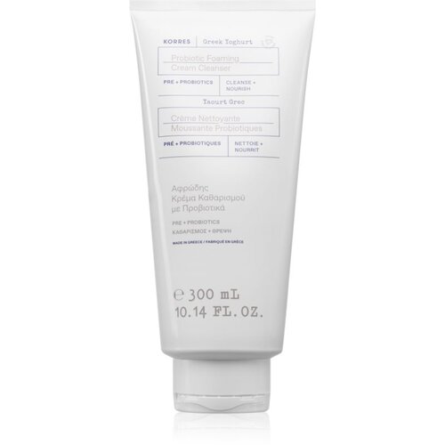 Korres Greek Yoghurt Probiotic Foaming Cream Cleanser kremasta čistilna pena s probiotiki 300 ml Slike