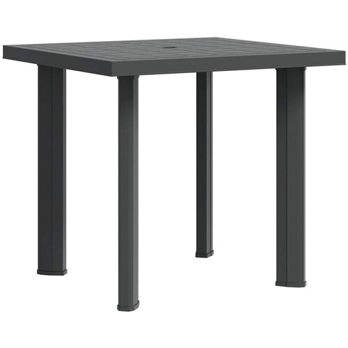  Vrtni stol antracit 80 x 75 x 72 cm plastični Slike
