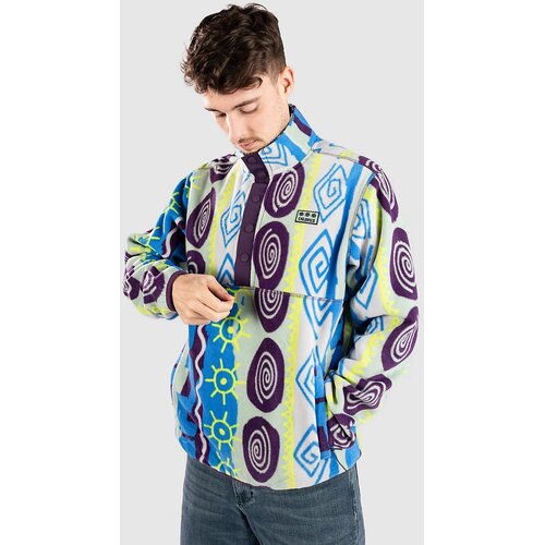 Dravus Echo Half-Zip Pulover iz flisa blue / green Cene