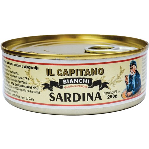 Il Capitano Sardina u ulju, Atlanska, 250g Slike
