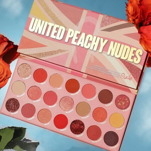 Rude Cosmetics paleta senki za oči united peachy nudes Cene